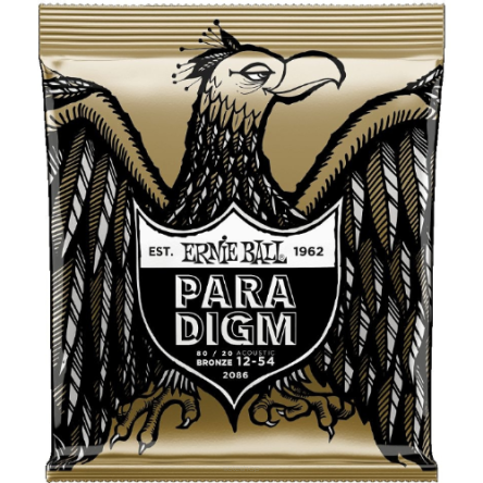 Ernie Ball EB 2086 12-54 PHOSPHOR BRONZE Seria PARADIGM struny do gitary akustycznej