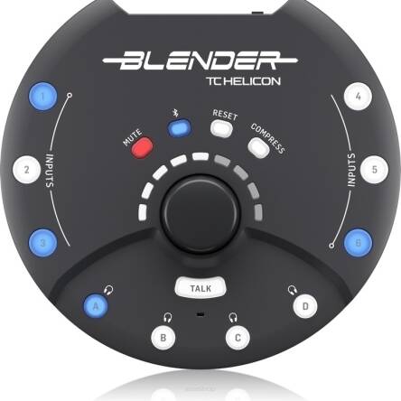 TC Helicon Blender Przenośny mikser stereo 12x8 z USB