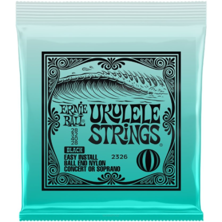 Ernie Ball EB 2326 komplet strun do ukulele Black