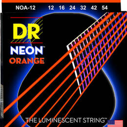 DR Strings NOA-12 12-54 neon orange struny do gitary akustycznej