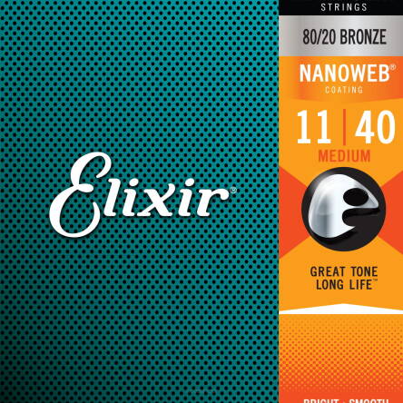 ELIXIR STRUNY DO MANDOLINY NANOWEB 11-40