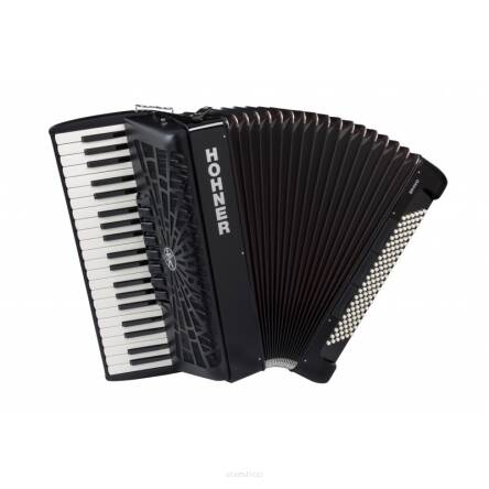 HOHNER BRAVO III 120 AKORDEON KLAWISZOWY CZARNY + POKROWIEC