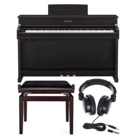 Yamaha CLP-835 R Clavinova pianino cyfrowe + ława + słuchawki - ZESTAW