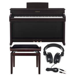 Yamaha CLP-835 R Clavinova pianino cyfrowe + ława + słuchawki - ZESTAW