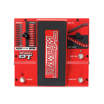 DigiTech Whammy DT - Classic Whammy - Dual mode Pitch Shift z Drop i Capo tunning, MIDI efekt gitarowy