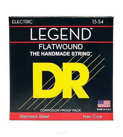 Struny DR Legend Flatwound Heavy 13-54 (FL-13) Struny do gitary elektrycznej