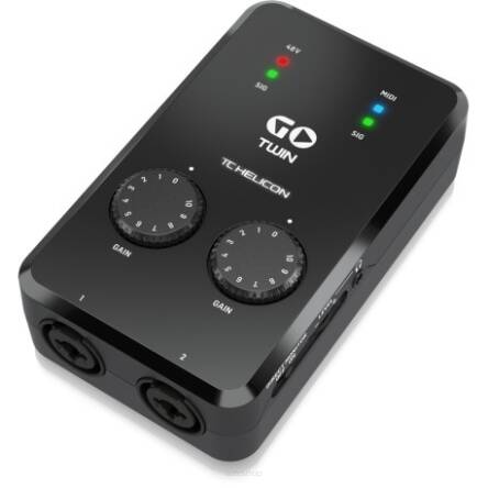 TC Helicon GO Twin Interfejs audio/MIDI do urządzeń mobilnych