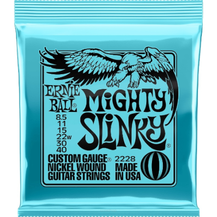 Ernie Ball EB 2228 Mighty Slinky 08,5-40 struny do gitary elektrycznej 