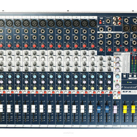 Soundcraft EFX12 - Analogowa konsoleta mikserska, procesor efektów