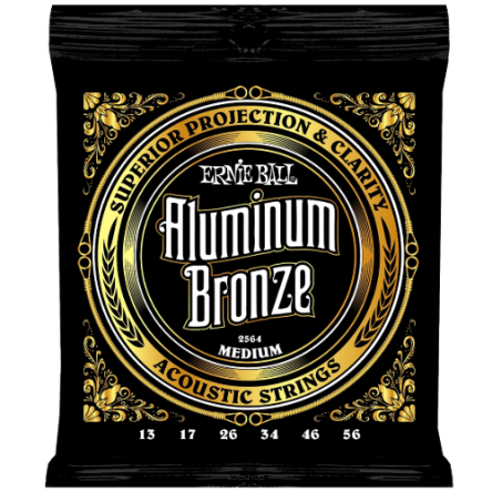 Ernie Ball EB 2564 Aluminum Bronze 13-56 struny do gitary akustycznej