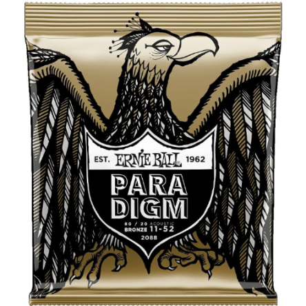 ERNIE BALL EB 2088 11-52 PHOSPHOR BRONZE Seria PARADIGM struny do gitary akustycznej