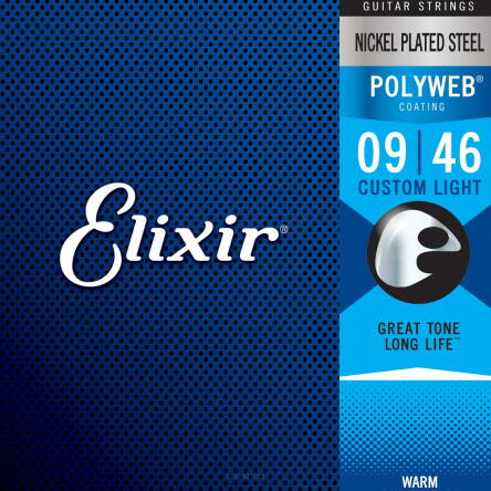 ELIXIR STRUNY DO GITARY ELEKTRYCZNEJ POLYWEB 9-46