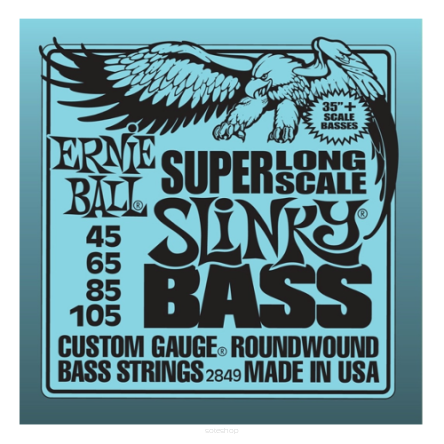 Ernie Ball EB 2849 45-105 struny do gitary basowej 