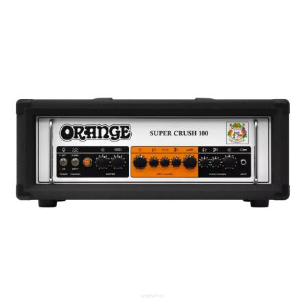 Orange SUPER CRUSH 100H BK wzmacniacz gitarowy, 2 kanały 100W pętla efektów, pomarańczowy