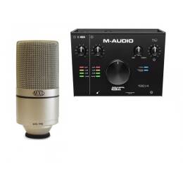 MXL 990 Essential + M-Audio AIR 192/4 - zestaw do homerecordingu