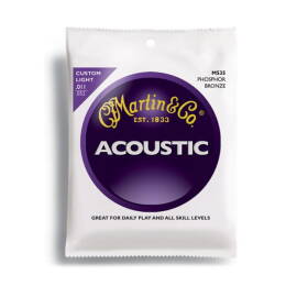 Martin Acoustic Phosphor Bronze Custom Light 11-52 M535 struny do gitary akustycznej