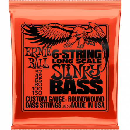 Ernie Ball EB 2838 32-130 struny do gitary basowej 6-strunowej