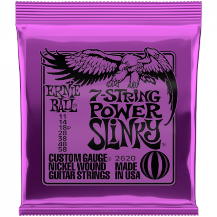 Ernie Ball EB 2620 11-58 struny do gitary elektrycznej 7 strunowej