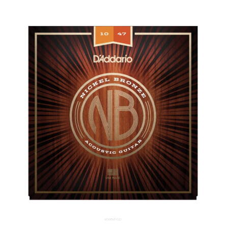 Struny D'Addario Nickel Bronze 10-47 struny do gitary akustycznej