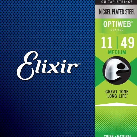 ELIXIR OPTIWEB 11-49 struny do gitary elektrycznej