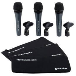 Sennheiser e835 3-PACK - MIKROFONY DYNAMICZNE WOKALOWE KARDIOIDALNE