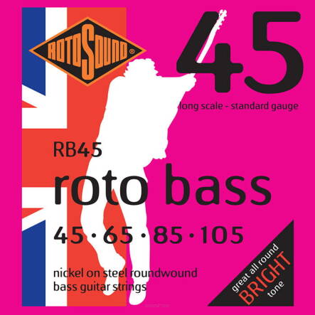 Struny Rotosound Roto Bass Nickel on Steel 45-105 (RB45)