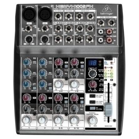 Behringer XENYX 1002FX kompaktowy mikser audio 10-kanałowy