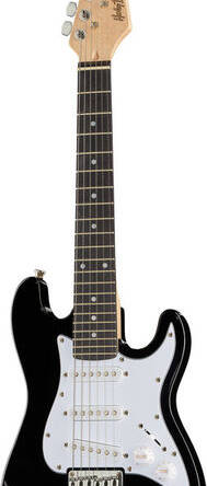 Harley Benton ST-Junior BK Standard Series gitara elektryczna dla dzieci / podróżna