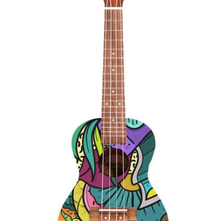 BAMBOO BU-23S Green Jungle ukulele koncertowe