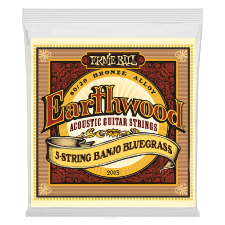 Ernie Ball EB 2063 struny do banjo 5-strunowego