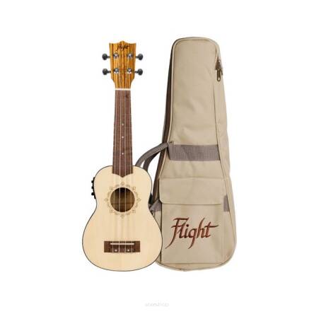 FLIGHT DUS320CEQ SP/ZEB elektro-akustyczne ukulele sopranowe 