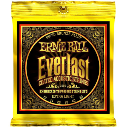 Ernie Ball EB 2560 EVERLAST 10-50 struny do gitary akustycznej