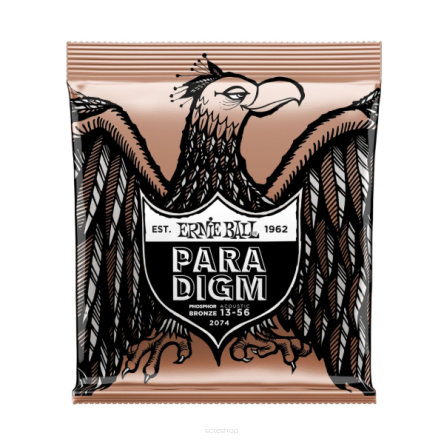 Ernie Ball EB 2074 13-56 PHOSPHOR BRONZE Seria PARADIGM struny do gitary akustycznej 