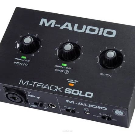 M-AUDIO M-TRACK SOLO - INTERFEJS AUDIO USB