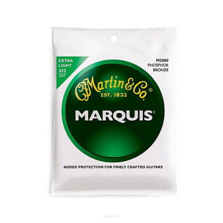 Martin Marquis Phosphor Bronze Extra Light 10-47 M2000 struny do gitary akustycznej