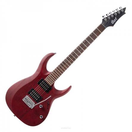 Cort X100 OPBC Open Pore Black Cherry gitara elektryczna