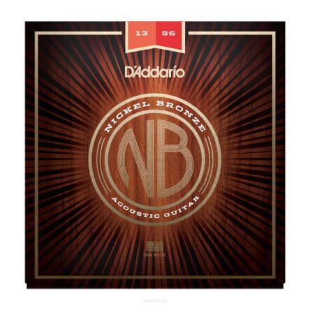 Struny D'Addario Nickel Bronze 13-56 struny do gitary akustycznej