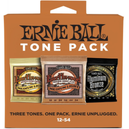 Ernie Ball EB 3313 12-54 TONEPACK struny do gitary akustycznej 3-PACK