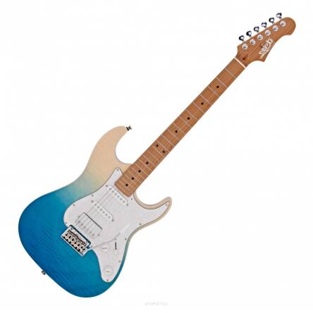 JET JS-450 TBL TRANSPARENT BLUE - GITARA ELEKTRYCZNA STRATOCASTER HSS