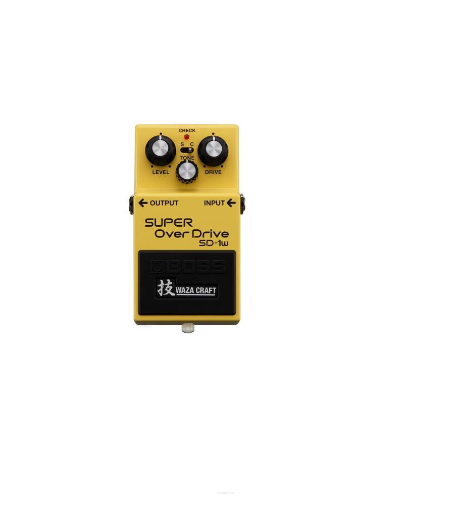 BOSS SD-1W SUPER OverDrive | Efekt Gitarowy Premium Waza Craft z Obwodem  Analogowym | Wierna Reprodukcja Legendarnego BOSS SD-1W SUPER OverDrive |  