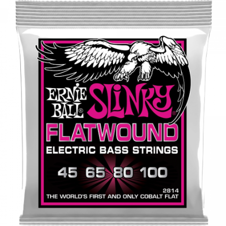 Ernie Ball EB 2814 COBALT 45-100 struny szlify do gitary basowej 