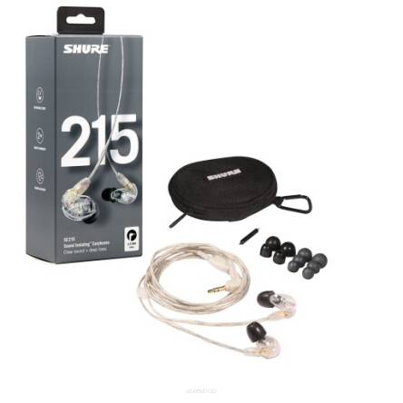 Shure SE215 CL E Słuchawki dokanałowe