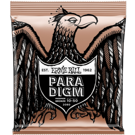 Ernie Ball EB 2080 10-50 PHOSPHOR BRONZE Seria PARADIGM struny do gitary akustycznej