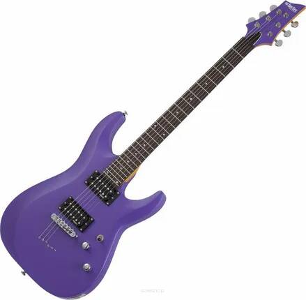 Schecter C6-Deluxe Satin Purple gitara elektryczna