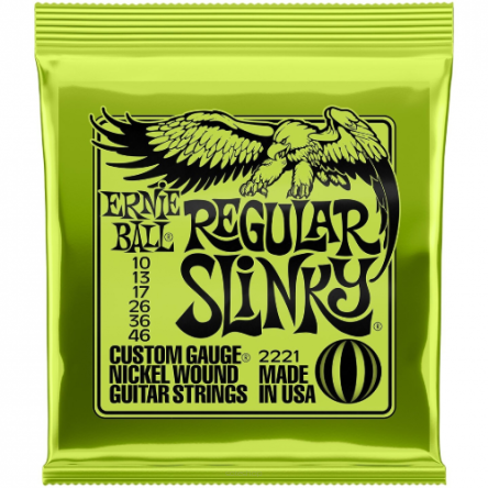 Ernie Ball EB 2221 Regular Slinky 10-46 struny do gitary elektrycznej