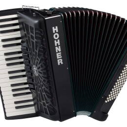 HOHNER BRAVO III 96 CZARNY AKORDEON KLAWISZOWY + POKROWIEC + PASY