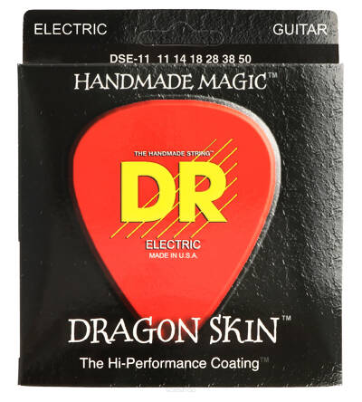 Struny DR Dragon Skin Coated Electric Heavy 11-50 (DSE-11) Struny do gitary elektrycznej