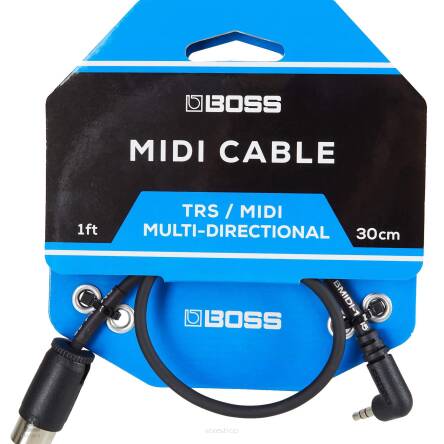 BOSS BMIDI-1-35 kabel MIDI - mini jack kątowy stereo 30cm