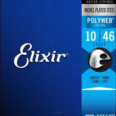 Elixir 12050 PolyWeb 10-46 struny do gitary elektrycznej