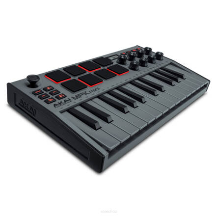 AKAI MPK MINI MK3 GRAY - mini klawiatura sterująca USB/MIDI